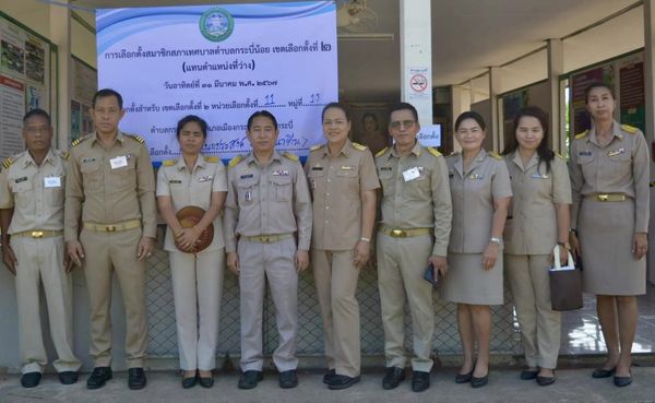 ลงเยี่ยมพร้อมสังเกตการณ์ของหน่วยเลือกตั้ง  ในการเลือกตั้งสมาชิกสภาเทศบาลตำบลกระบี่น้อย (กรณีแทนตำแหน่งที่ว่าง) ทั้ง 11 หน่วยเลือกตั้ง