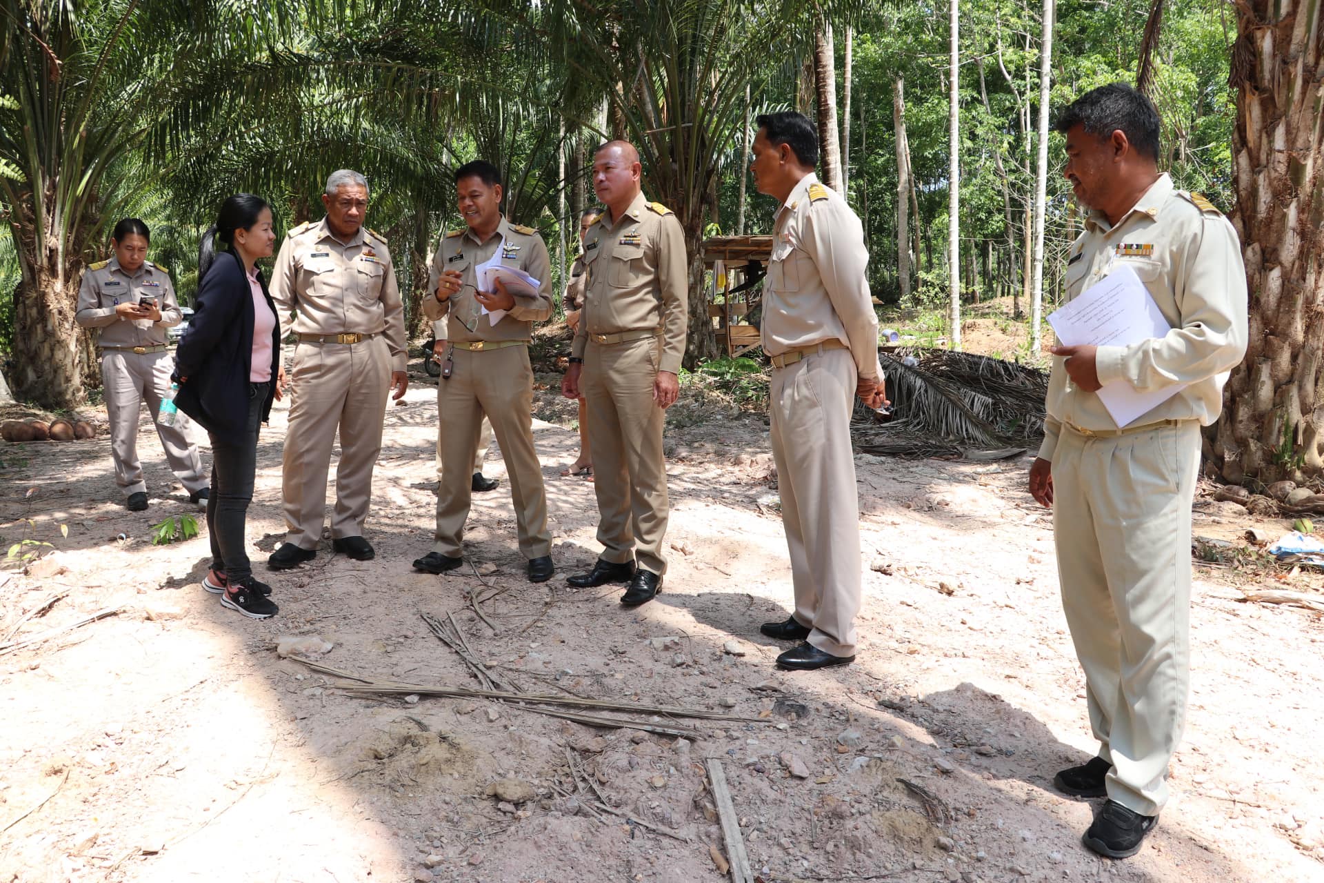 ร่วมลงพื้นที่ ตรวจสอบการดำเนินการ โครงการระบบผลิตน้ำประปาขนาดใหญ่ (ป๊อกแทงค์) บ้านสองแพรก