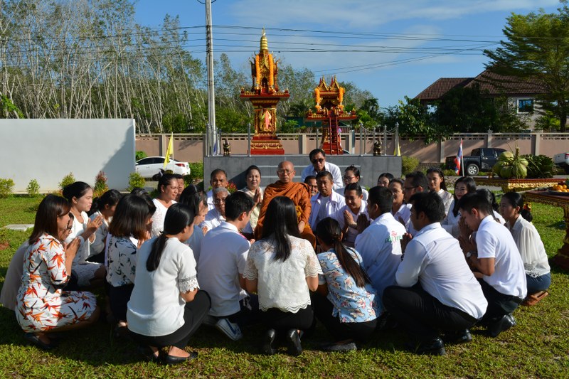 พิธีบวงสรวงตั้งศาลพระภูมิ ของเทศบาลตำบลกระบี่น้อย