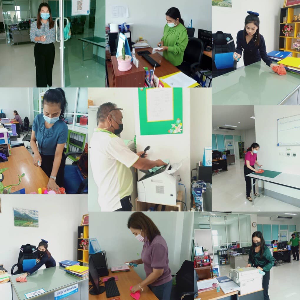 Big Cleaning Day สถานที่ปฏิบัติงานภายใน สำนักงานเทศบาลตำบลกระบี่น้อย