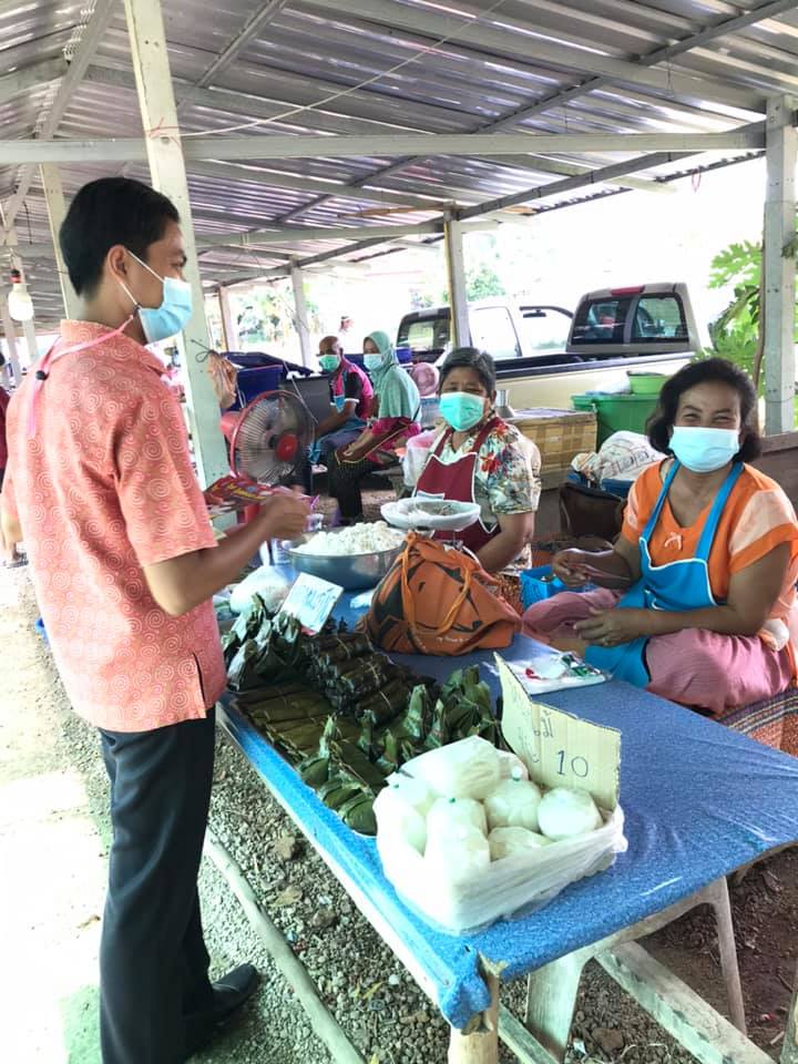 ลงพื้นที่ประชาสัมพันธ์สร้างการรับรู้ การตระหนัก มาตรการป้องกัน และรณรงค์การลงทะเบียนการรับวัคซีน ป้องกันโรคติดเชื้อไวรัสโคโรนา Covid-19 