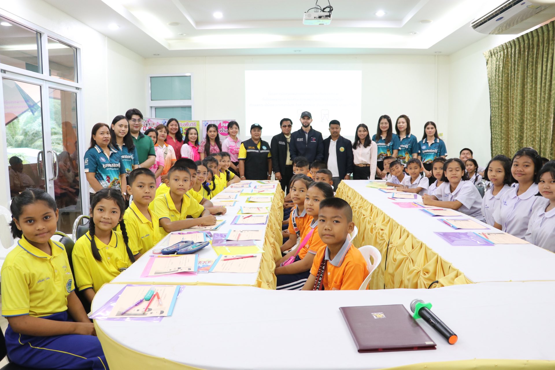 โครงการอบรมผู้นำนักเรียนด้านทันตสุขภาพ โรงพยาบาลส่งเสริมสุขภาพตำบลบ้านสองแพรก ปีงบประมาณ 2568