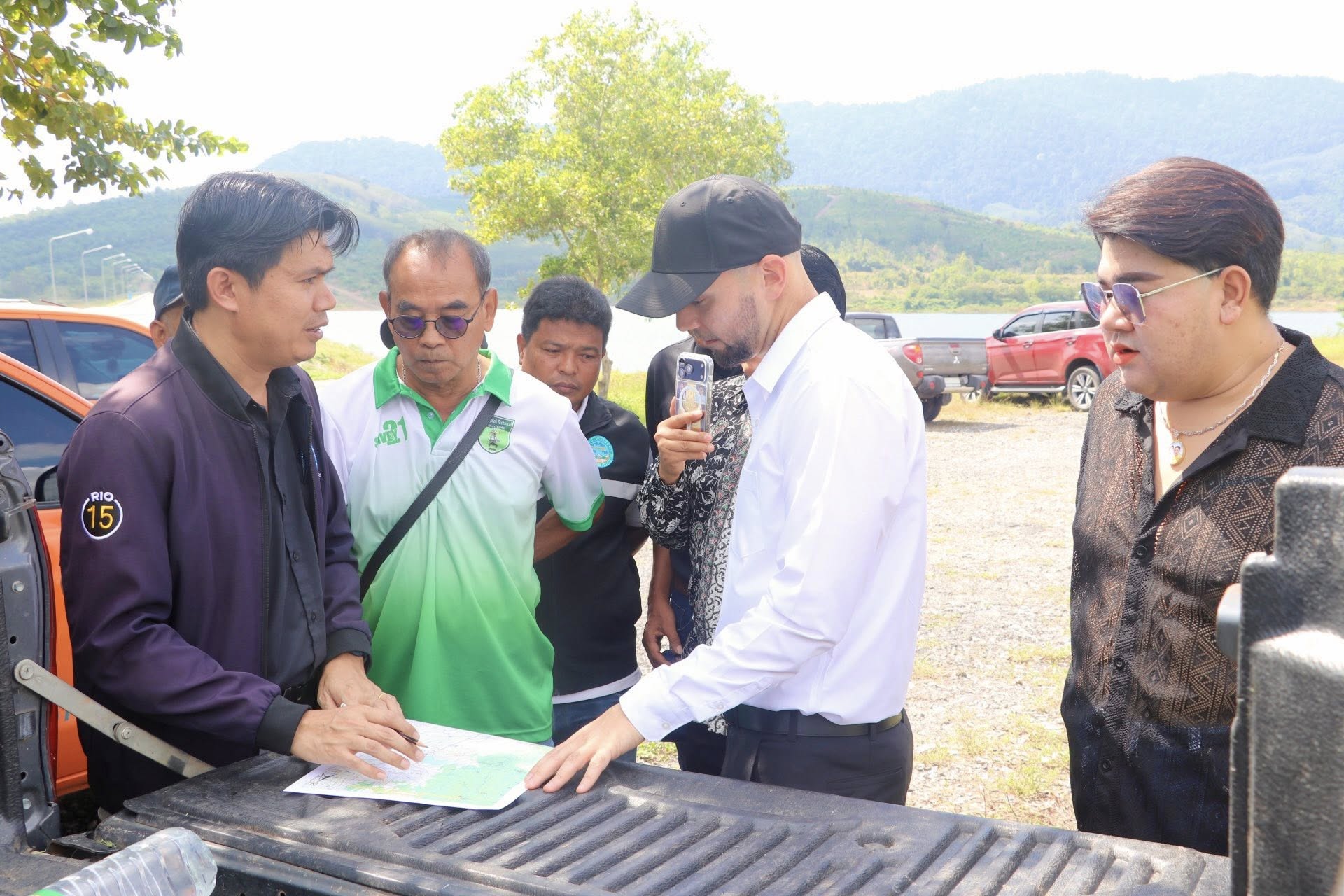 ร่วมลงสำรวจ แหล่งน้ำ ในพื้นที่ตำบลกระบี่น้อย เพื่อแก้ไขปัญหาภัยแล้งที่จะมาถึง