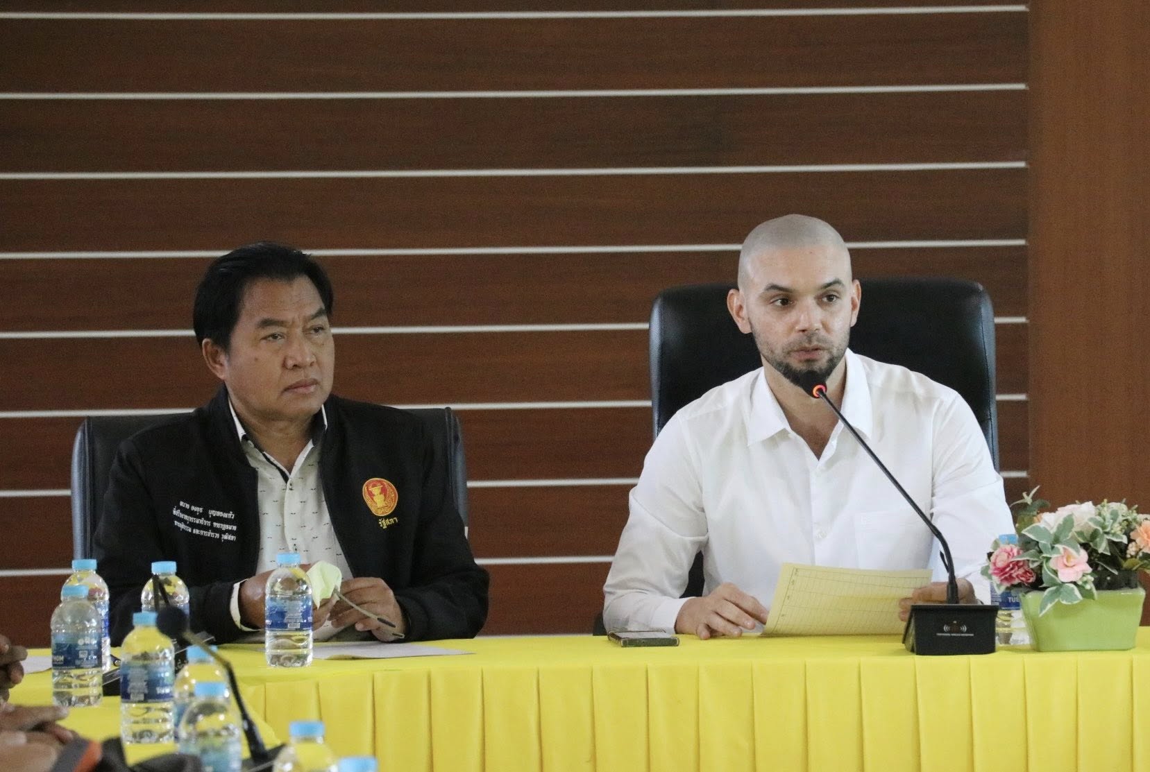 ร่วมประชุม หารือกับ เจ้าหน้าที่ หน่วยพัฒนาการเคลื่อนที่ 43 สำนักงานพัฒนาภาค 4 หน่วยบัญชาการทหารพัฒนา (นพค.43 สนภ.4 นทพ.)