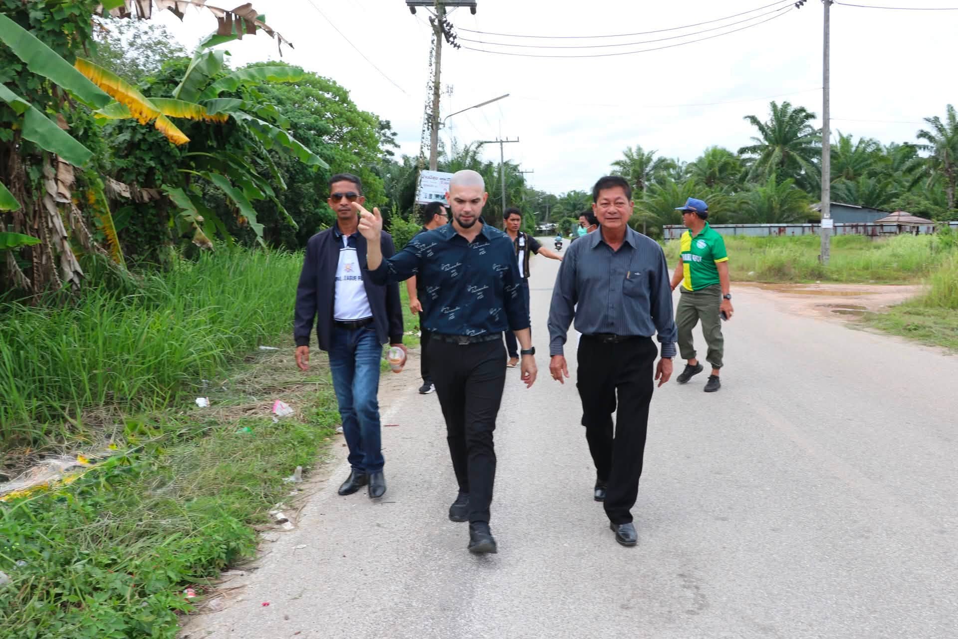 #ร่วมลงพื้นที่ สำรวจถนนสายสนามกีฬาอันดามัน สปอร์ต คลับ กระบี่ เพื่อพิจารณาบรรจุเข้าสู่แผนพัฒนาท้องถิ่น